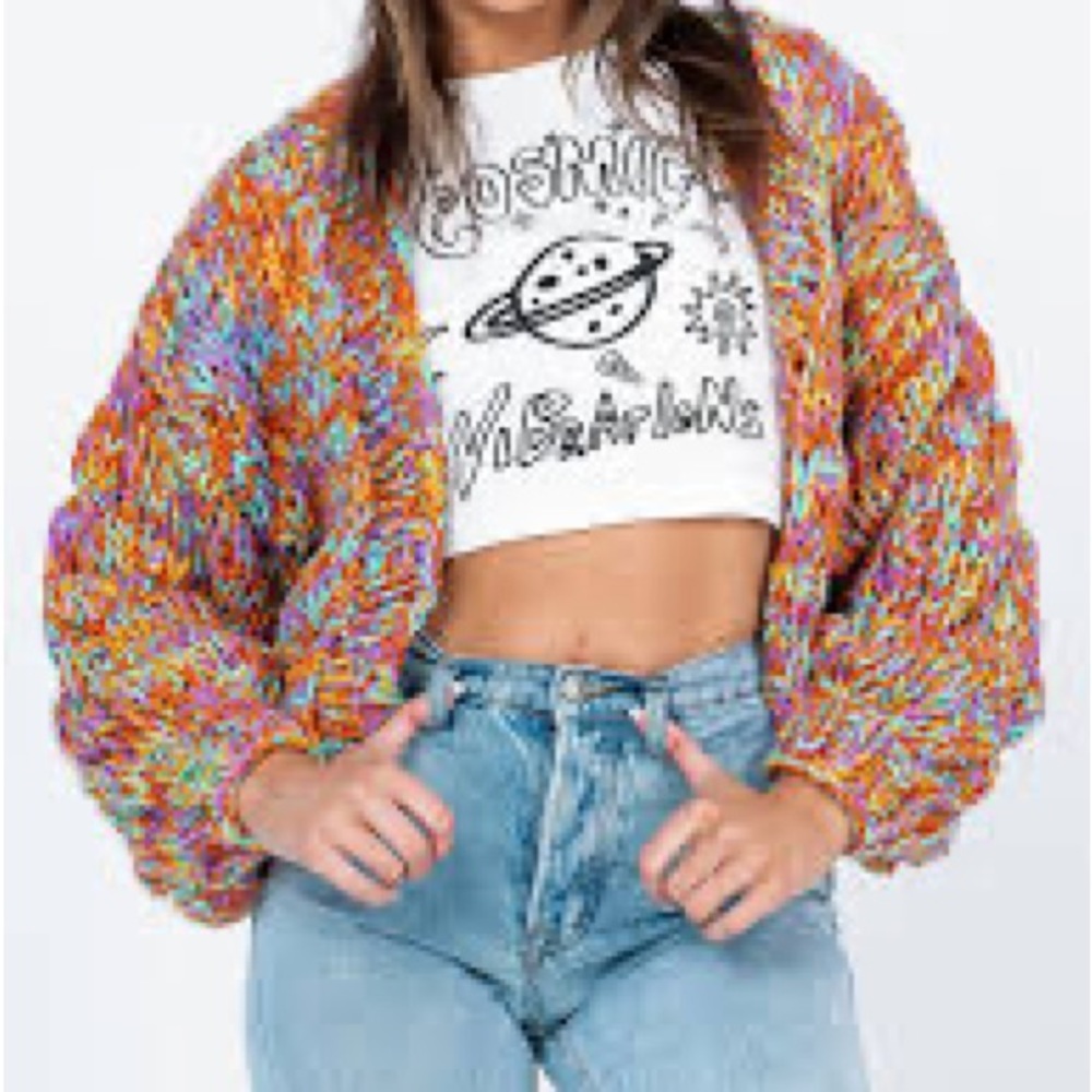 Princess poly candy cardigan
